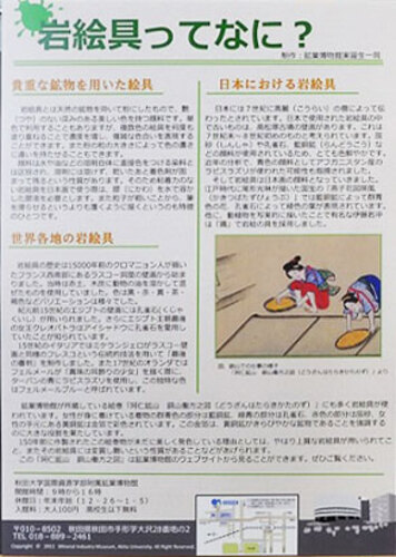 岩絵の具パネル